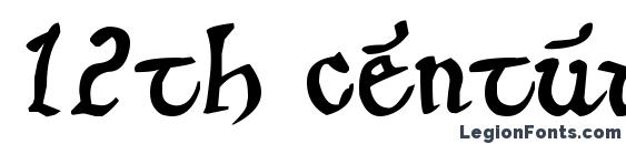 12th century caps Font