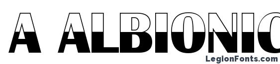 a AlbionicB&W font, free a AlbionicB&W font, preview a AlbionicB&W font
