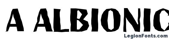 a AlbionicTitulBrk Bold Font
