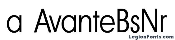 a AvanteBsNr Light font, free a AvanteBsNr Light font, preview a AvanteBsNr Light font