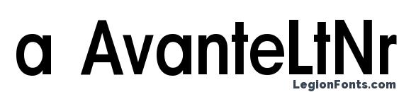a AvanteLtNr SemiBold Font