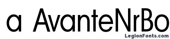 шрифт a AvanteNrBook, бесплатный шрифт a AvanteNrBook, предварительный просмотр шрифта a AvanteNrBook