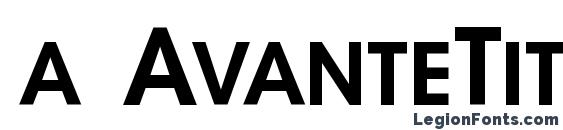 a AvanteTitlerCpsUpC Bold font, free a AvanteTitlerCpsUpC Bold font, preview a AvanteTitlerCpsUpC Bold font