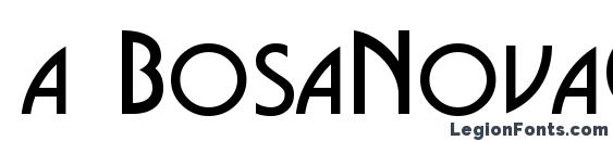 шрифт a BosaNovaCps, бесплатный шрифт a BosaNovaCps, предварительный просмотр шрифта a BosaNovaCps