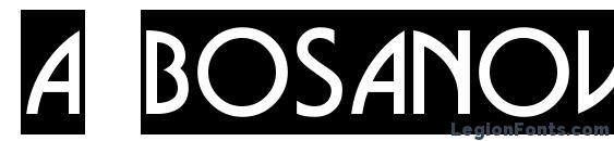шрифт a BosaNovaSl, бесплатный шрифт a BosaNovaSl, предварительный просмотр шрифта a BosaNovaSl