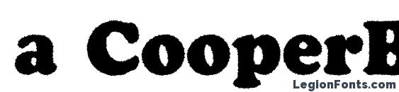 a CooperBlackRg Font, Russian Fonts