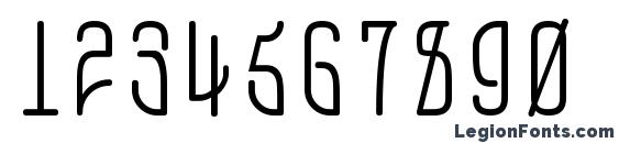 Шрифт A.D. MONO, Шрифты для цифр и чисел