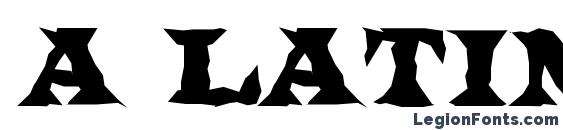 a LatinoTitulBr Font, Serif Fonts