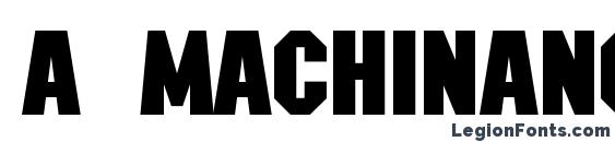 Шрифт a MachinaNova Bold