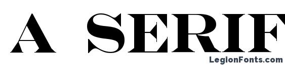 Шрифт a SeriferTitul Bold