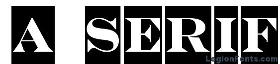 a SeriferTitulCm Font, Russian Fonts