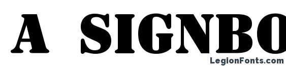 a SignboardTitul Bold font, free a SignboardTitul Bold font, preview a SignboardTitul Bold font