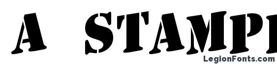 a StamperUp Bold Font, Serif Fonts