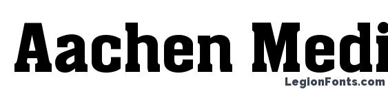 Aachen Medium Plain Font