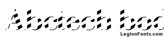 Abctech bodoni striped Font