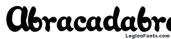 Abracadabra regular Font