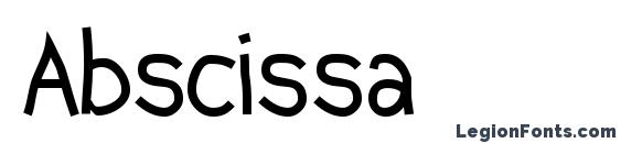 Abscissa font, free Abscissa font, preview Abscissa font
