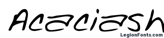 Acaciashand regular Font