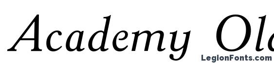 Academy Old Italic Font, Cool Fonts