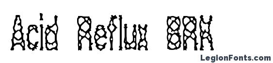 Acid Reflux BRK Font, African Fonts
