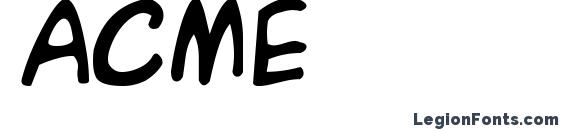 шрифт Acme, бесплатный шрифт Acme, предварительный просмотр шрифта Acme