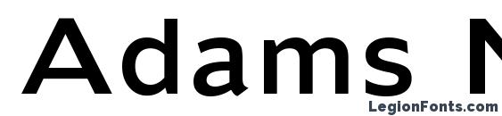 Adams Normal font, free Adams Normal font, preview Adams Normal font