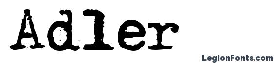 шрифт Adler, бесплатный шрифт Adler, предварительный просмотр шрифта Adler