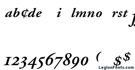 Garamond Semibold Italic