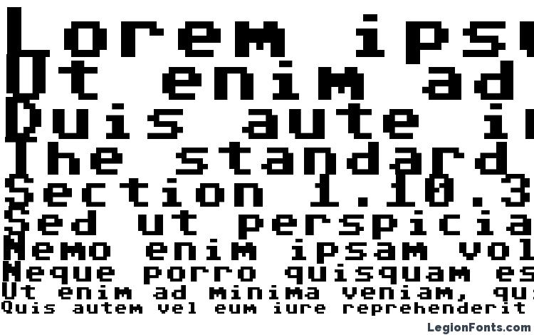 specimens Adore64 font, sample Adore64 font, an example of writing Adore64 font, review Adore64 font, preview Adore64 font, Adore64 font