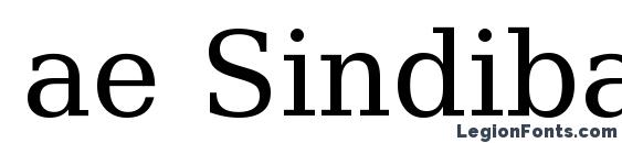 ae Sindibad Font