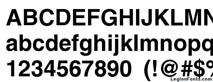 Helvetica Bold Font