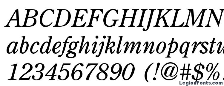 глифы шрифта Agcenturionc italic, символы шрифта Agcenturionc italic, символьная карта шрифта Agcenturionc italic, предварительный просмотр шрифта Agcenturionc italic, алфавит шрифта Agcenturionc italic, шрифт Agcenturionc italic