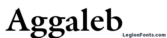 шрифт Aggaleb, бесплатный шрифт Aggaleb, предварительный просмотр шрифта Aggaleb