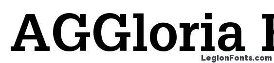 Шрифт AGGloria Bold