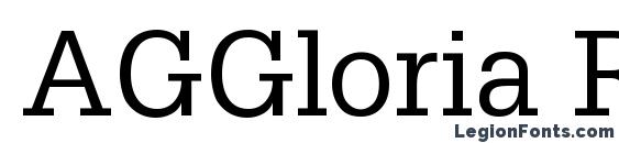 AGGloria Roman font, free AGGloria Roman font, preview AGGloria Roman font