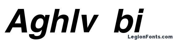 шрифт Aghlv bi, бесплатный шрифт Aghlv bi, предварительный просмотр шрифта Aghlv bi