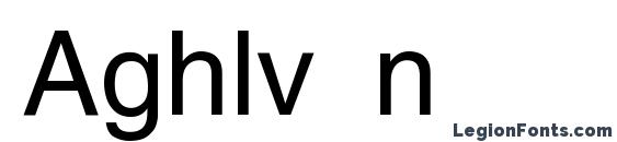 шрифт Aghlv n, бесплатный шрифт Aghlv n, предварительный просмотр шрифта Aghlv n