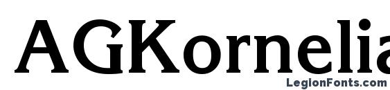 шрифт AGKornelia Bold, бесплатный шрифт AGKornelia Bold, предварительный просмотр шрифта AGKornelia Bold
