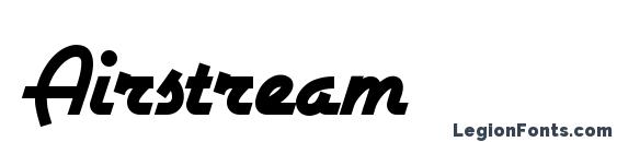 шрифт Airstream, бесплатный шрифт Airstream, предварительный просмотр шрифта Airstream