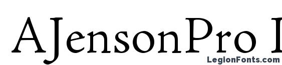 AJensonPro Lt Font, Stylish Fonts