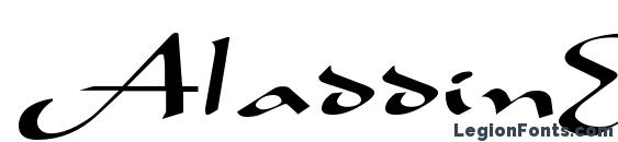 шрифт AladdinExpanded Regular, бесплатный шрифт AladdinExpanded Regular, предварительный просмотр шрифта AladdinExpanded Regular