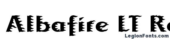 шрифт Albafire LT Regular, бесплатный шрифт Albafire LT Regular, предварительный просмотр шрифта Albafire LT Regular