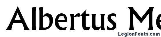 шрифт Albertus Medium, бесплатный шрифт Albertus Medium, предварительный просмотр шрифта Albertus Medium