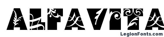 Alfavita font, free Alfavita font, preview Alfavita font