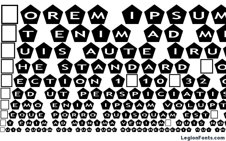 specimens AlphaShapes pentagons font, sample AlphaShapes pentagons font, an example of writing AlphaShapes pentagons font, review AlphaShapes pentagons font, preview AlphaShapes pentagons font, AlphaShapes pentagons font