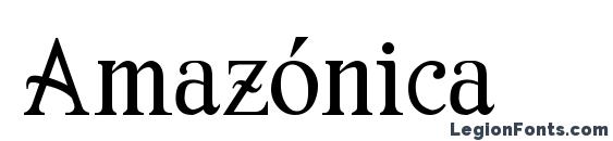 Шрифт Amazónica
