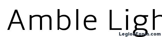 шрифт Amble Light, бесплатный шрифт Amble Light, предварительный просмотр шрифта Amble Light