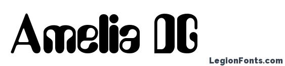 шрифт Amelia DG, бесплатный шрифт Amelia DG, предварительный просмотр шрифта Amelia DG