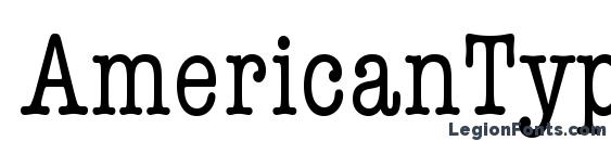 AmericanTypewriterStd Cond Font