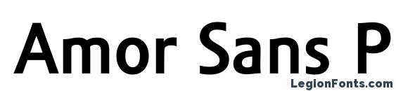 Шрифт Amor Sans Pro Bold, Типографические шрифты